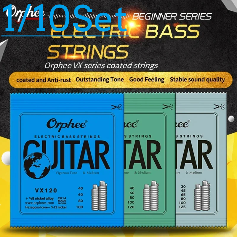 Bass Guitar Strings - Orphee 4/5/6 Elektrik Bas Gitar Telleri