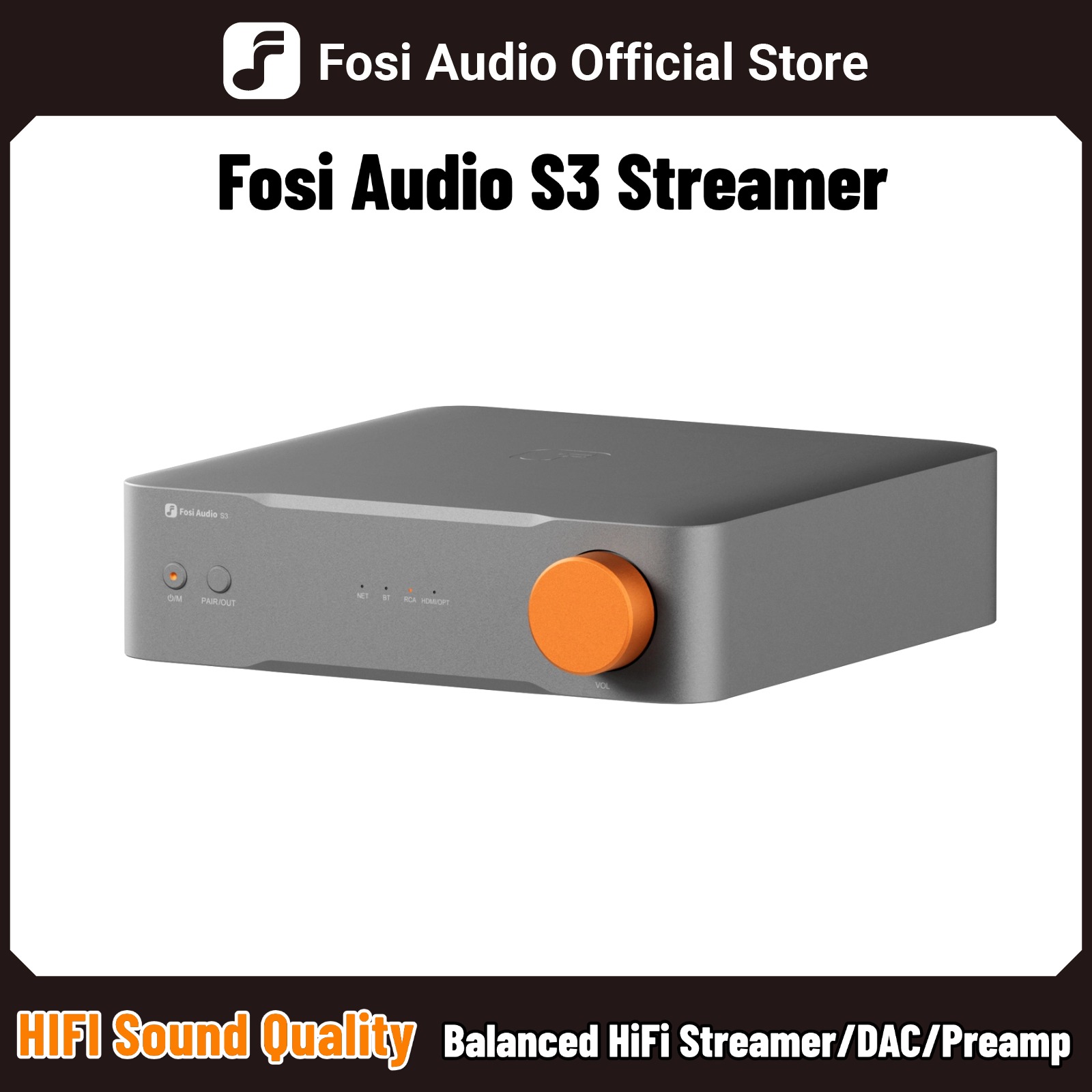 Audio Music Google - Fosi Audio S3 HiFi Müzik Yayınlayıcısı
