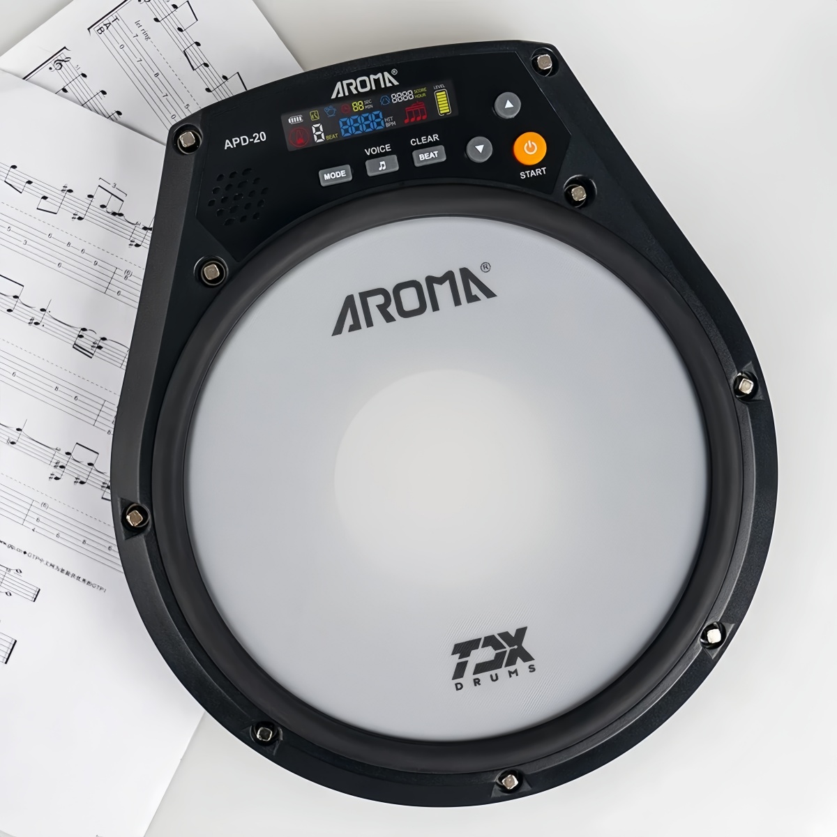 Aroma APD-20 Dilsiz Davul Pedi - Drum Practice Pad incelemesi ve fiyatı