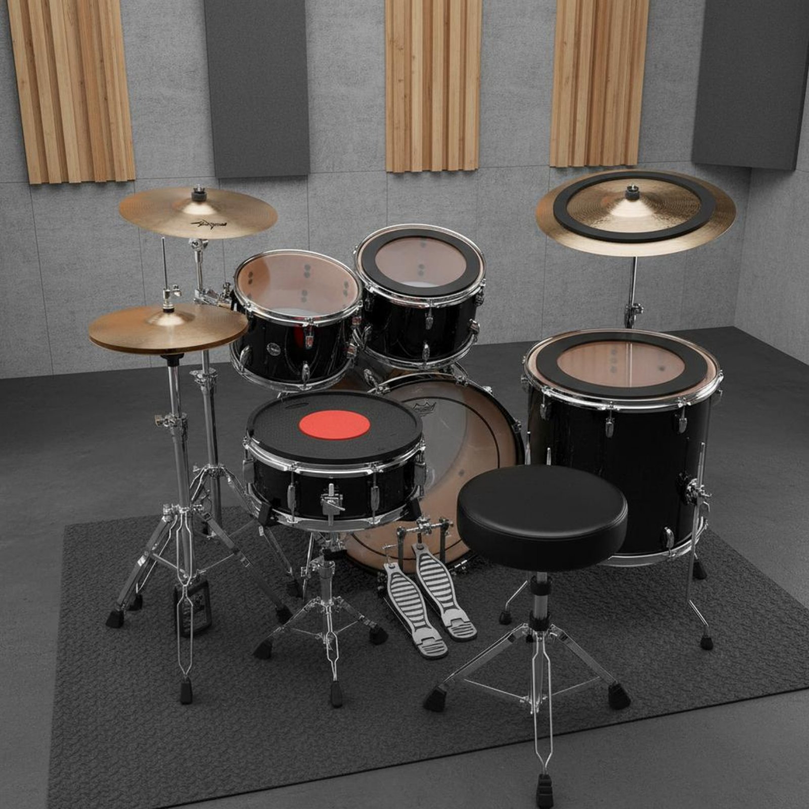 Kauçuk Davul ve Zil Susturucul - Drum Practice Pad incelemesi ve fiyatı