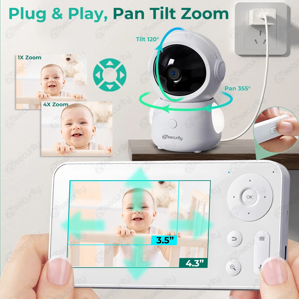 2K WiFi Bebek Monitörü Ekranlı - Audio Music Google incelemesi ve fiyatı