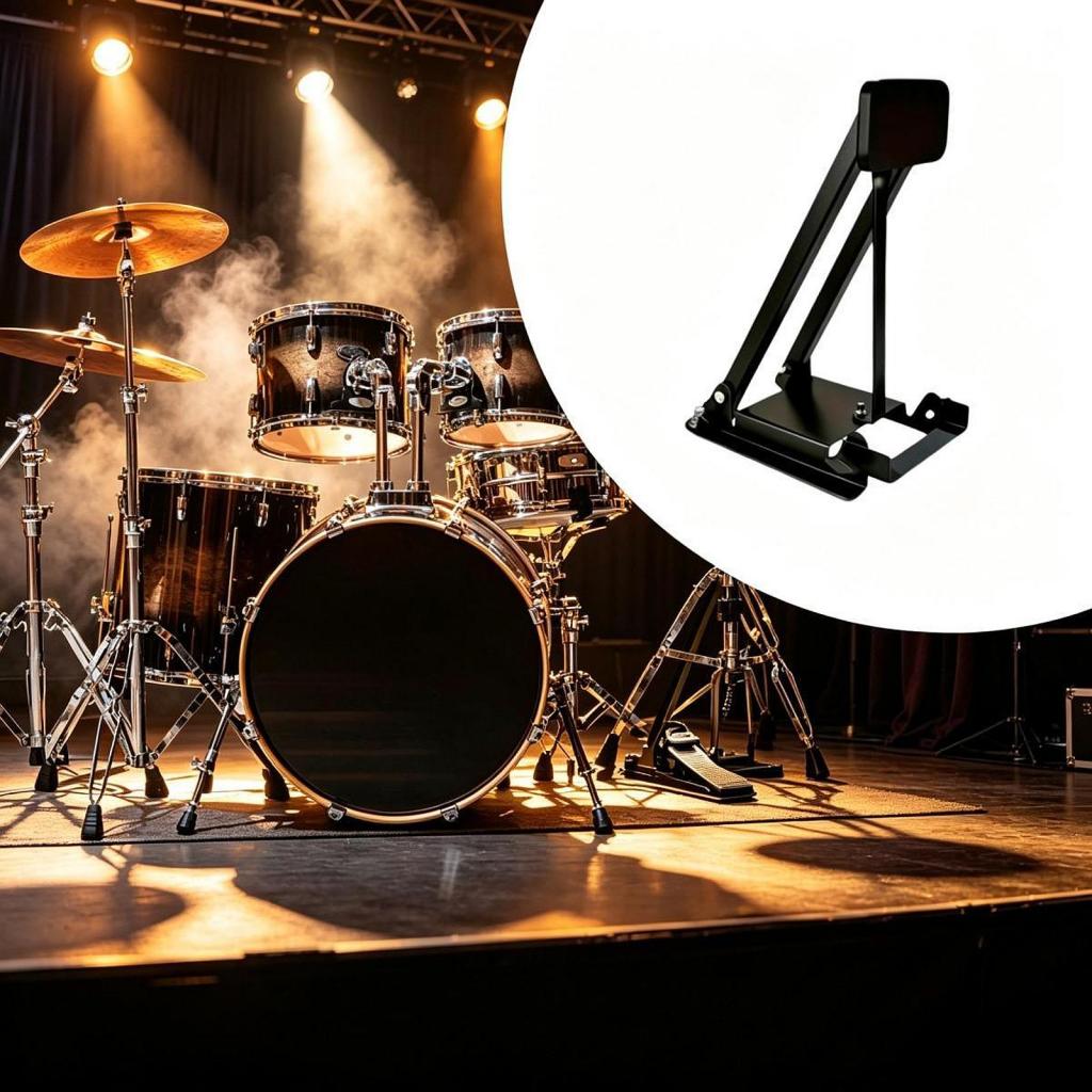 Kompakt Dolgulu Bas Davul Prat - Drum Practice Pad incelemesi ve fiyatı