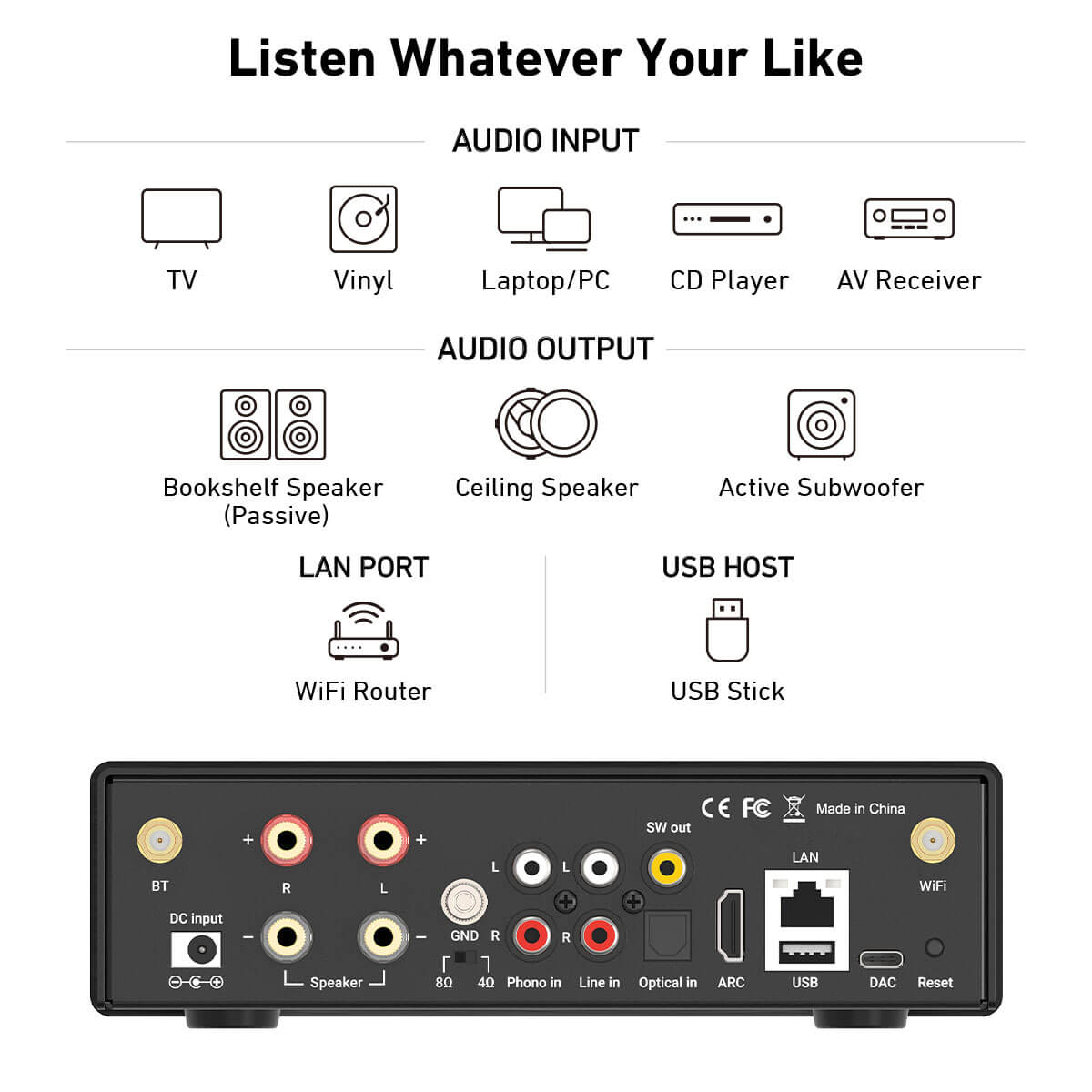 50Wx2 Kablosuz AirPlay2 HDMI A - Audio Music Google incelemesi ve fiyatı