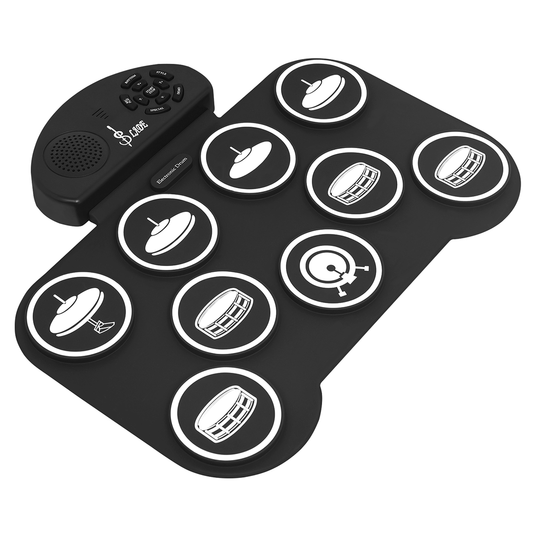 Katlanabilir 9 Pedli Rulo Elek - Drum Practice Pad incelemesi ve fiyatı