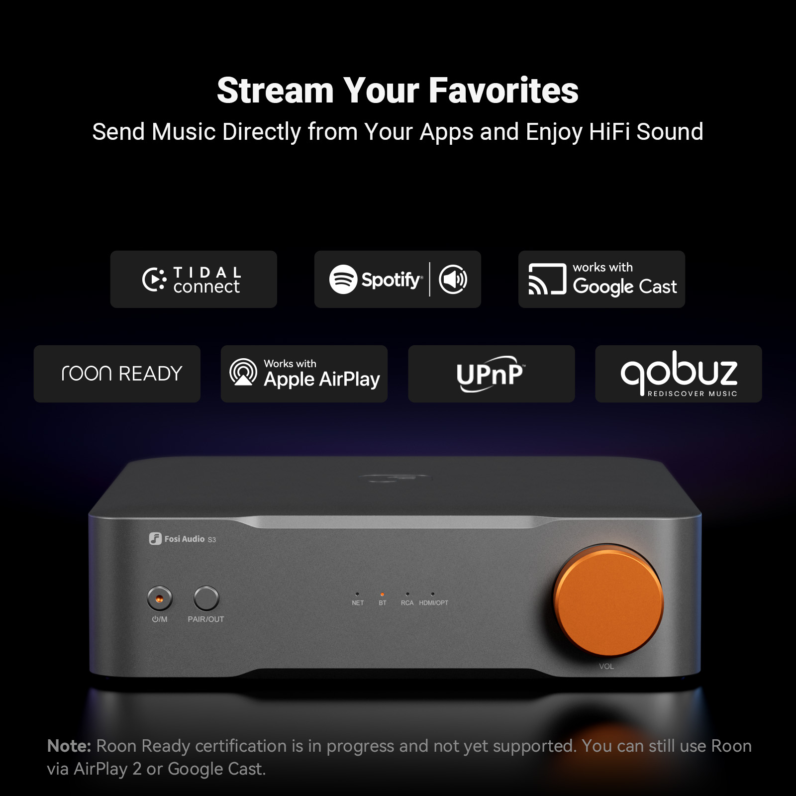 Fosi Audio S3 HiFi Müzik Yayın - Audio Music Google incelemesi ve fiyatı